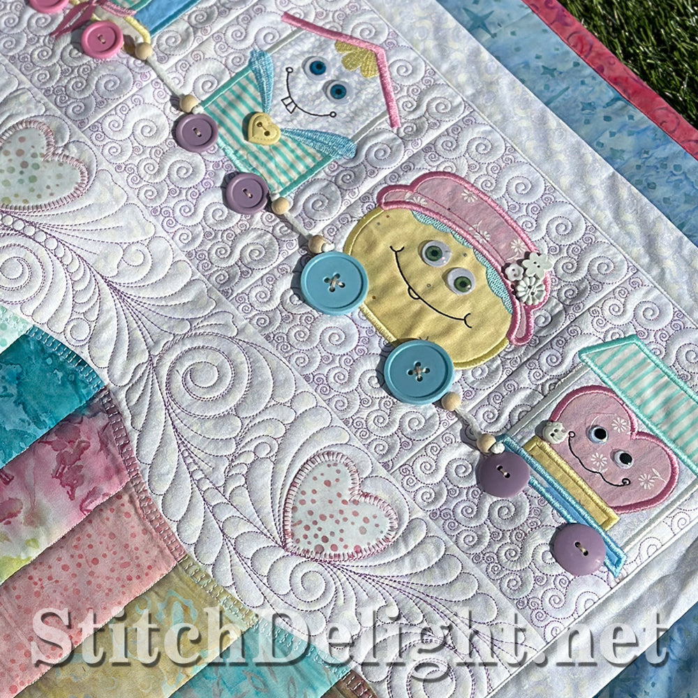 SDS4445 Little Train Quilt