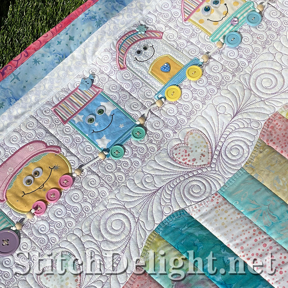 SDS4445 Little Train Quilt