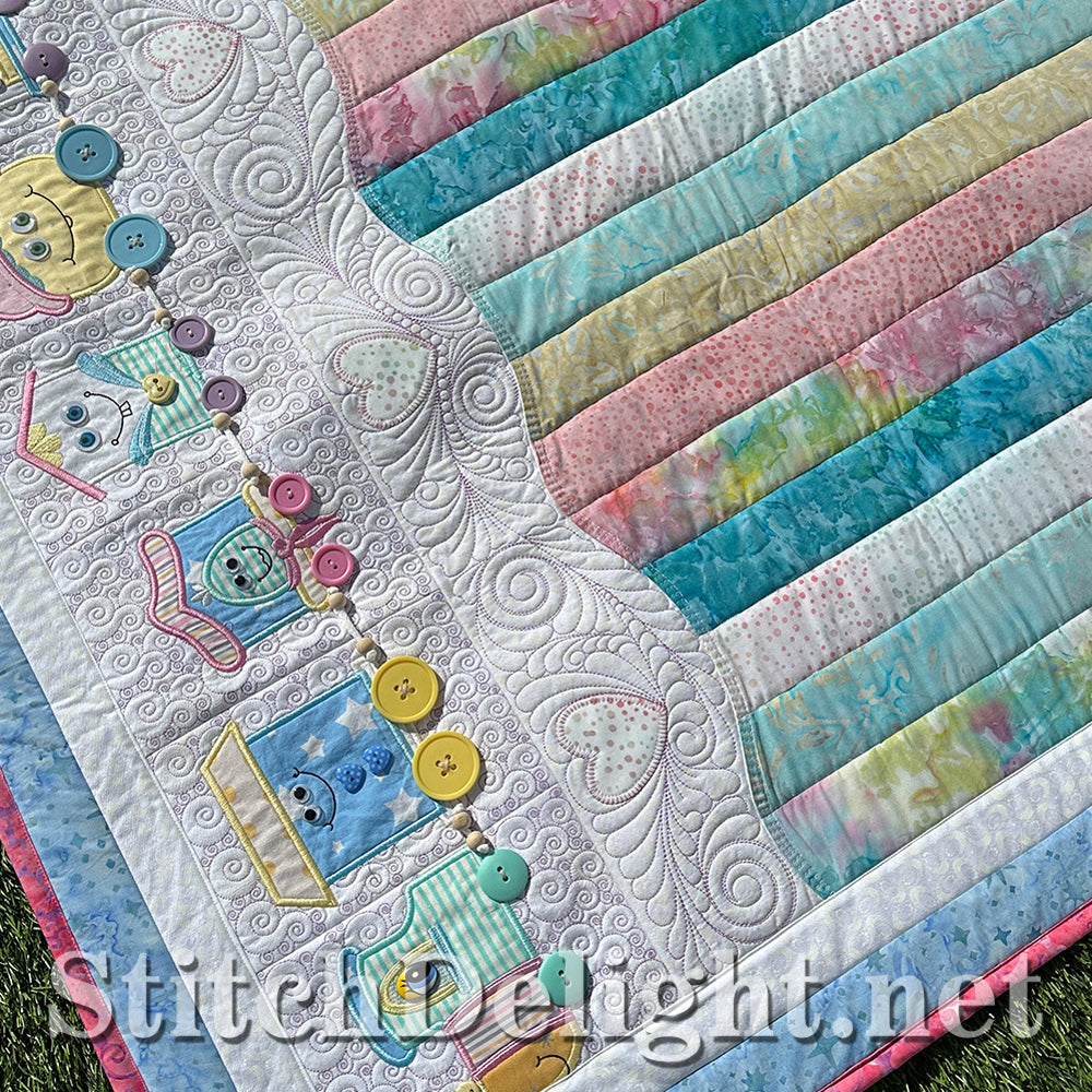 SDS4445 Little Train Quilt