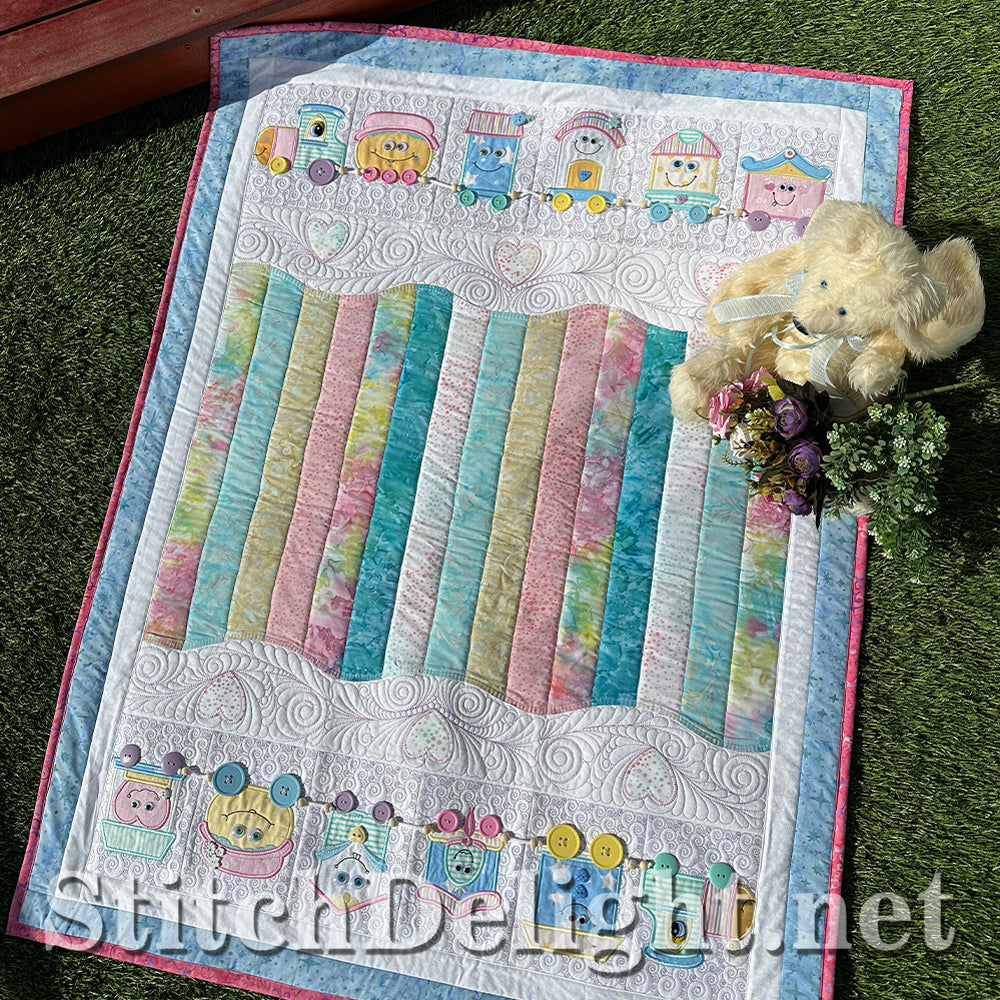 SDS4445 Little Train Quilt