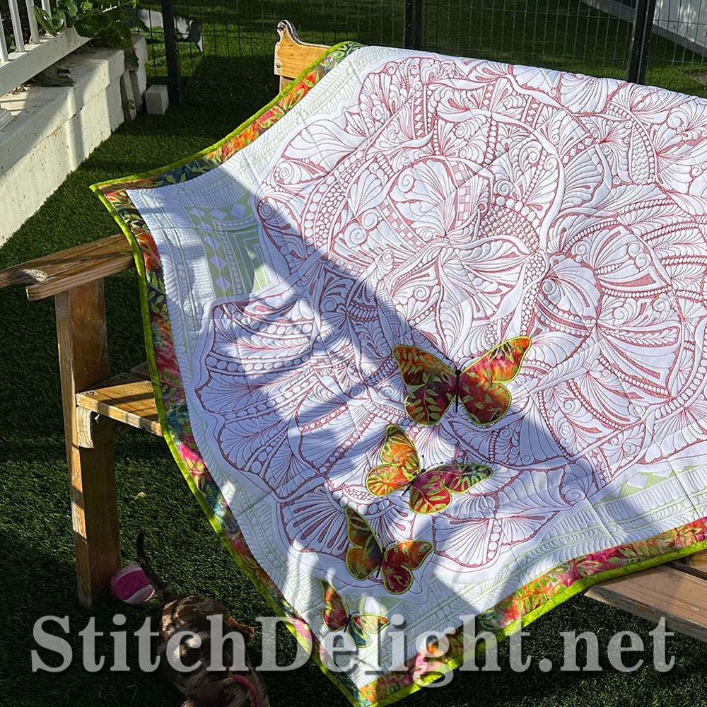 SDS4449 Rose Flower Quilt