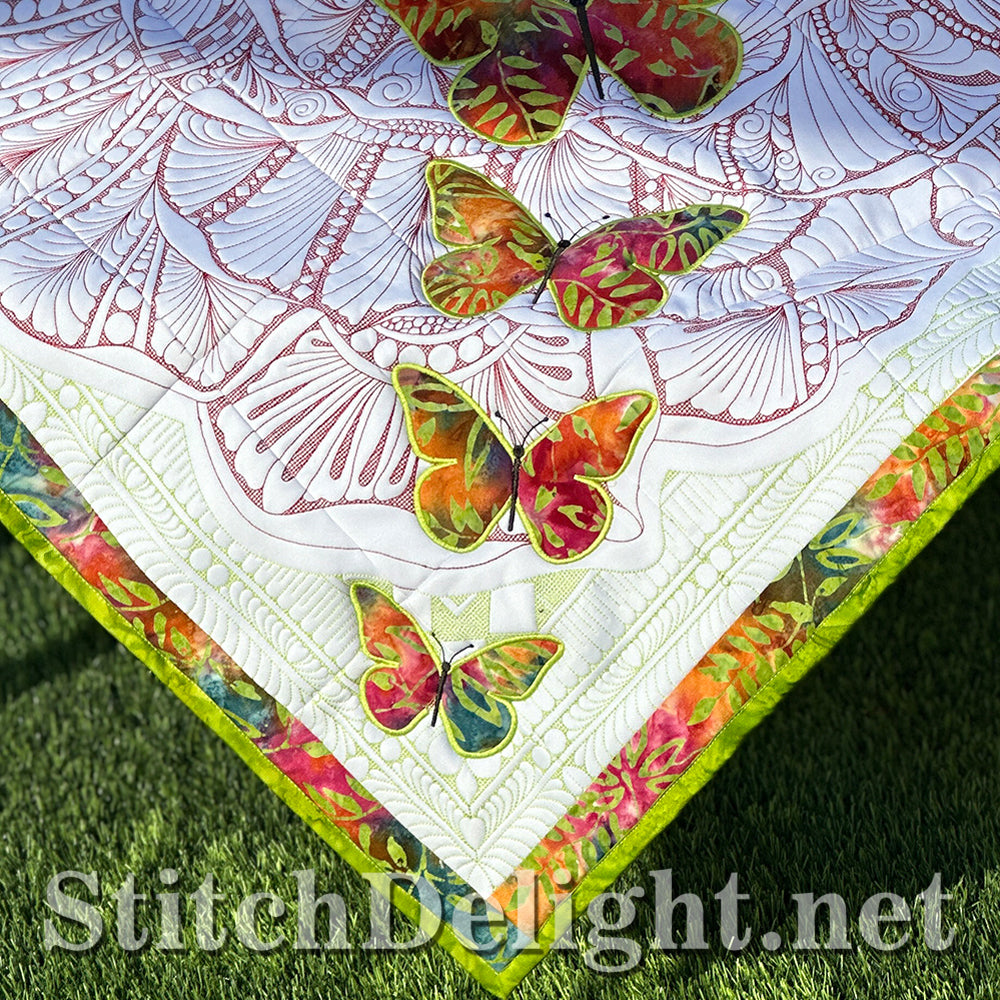 SDS4449 Rose Flower Quilt