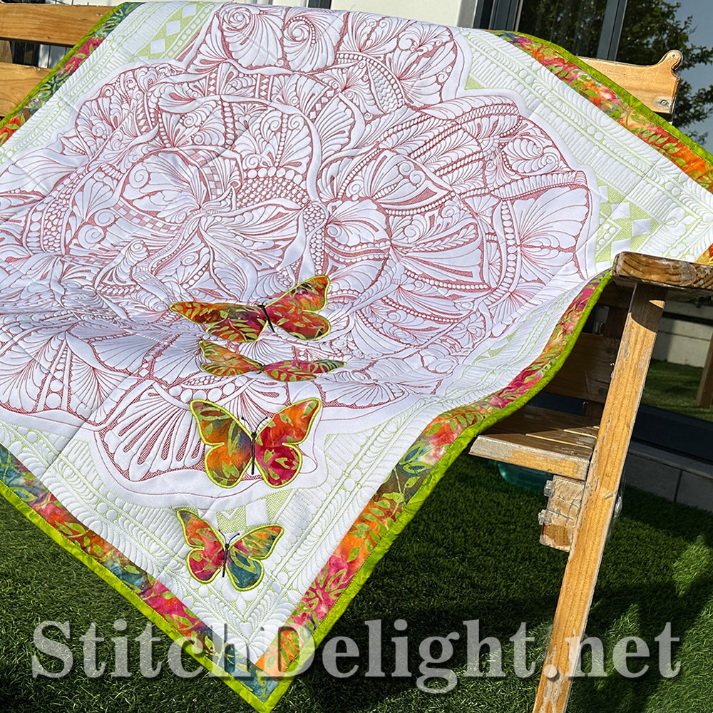 SDS4449 Rose Flower Quilt