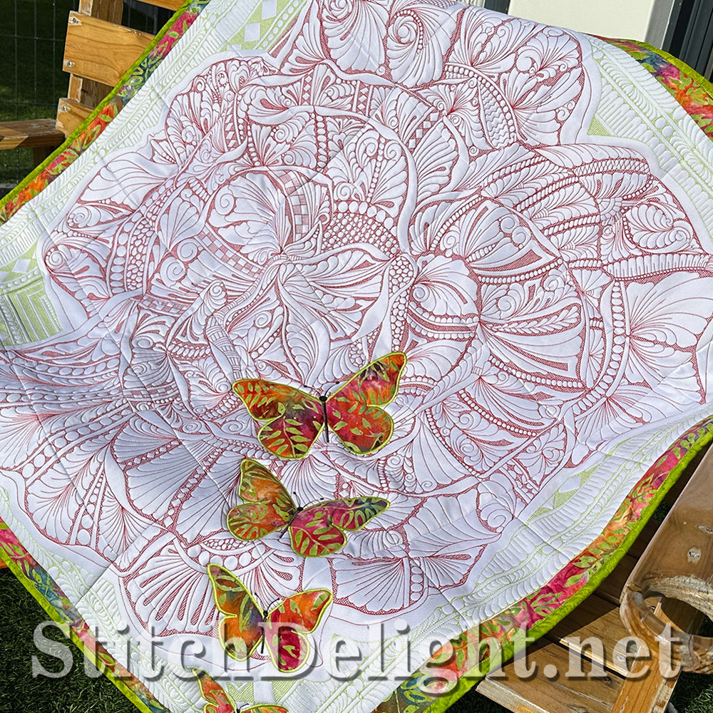 SDS4449 Rose Flower Quilt