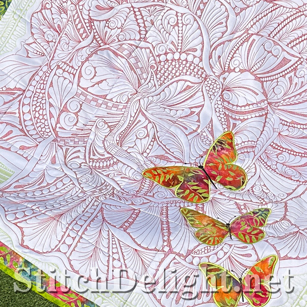 SDS4449 Rose Flower Quilt