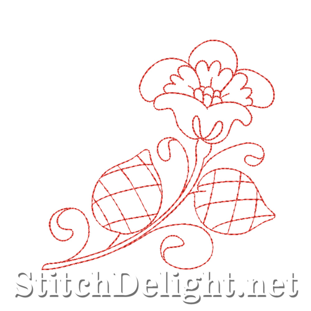 SDS4547 Monocolour Flowers