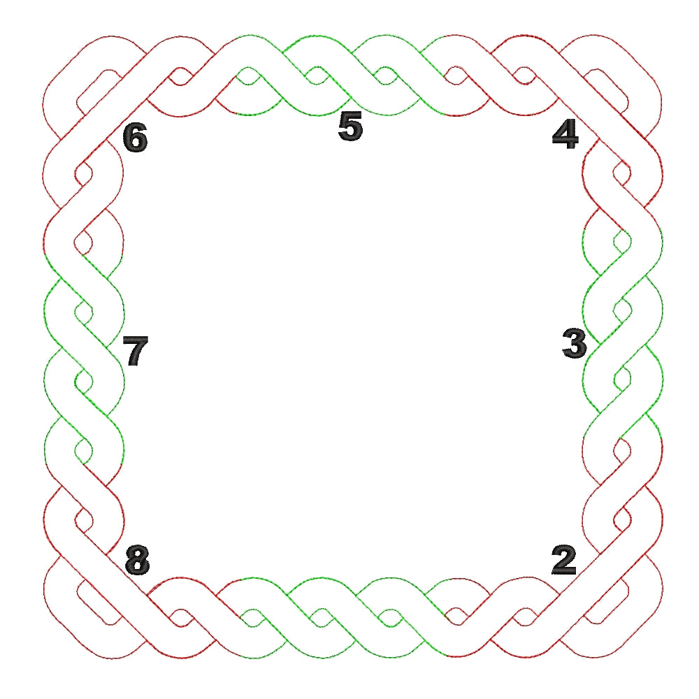 SDQL0247 Woven Rope Border