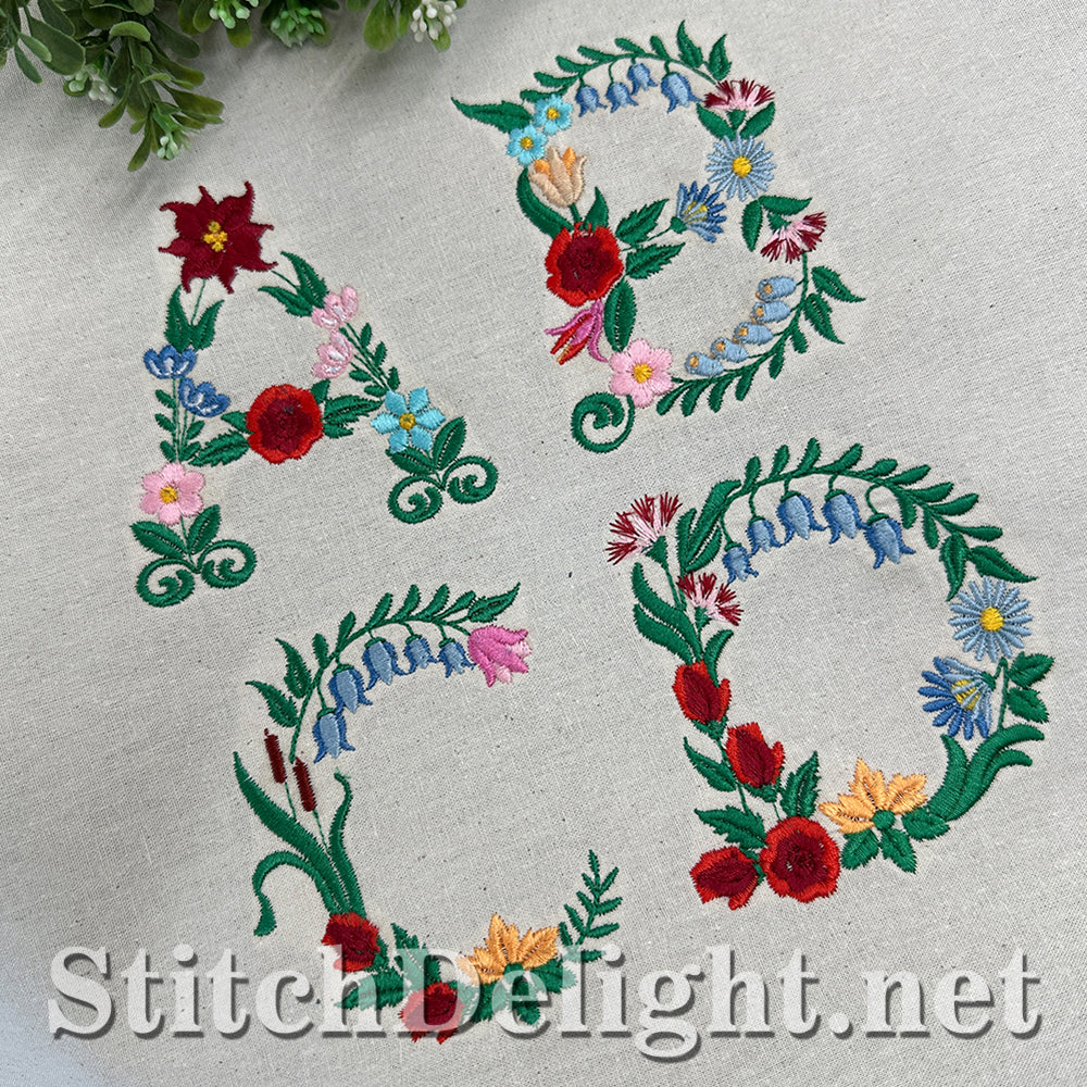 SDS4416 Flower Font
