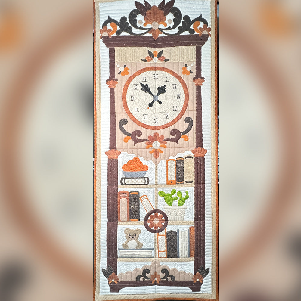 SDS4283 Grandfather Clock Quilt