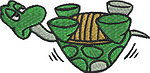 SD205 Turtles Machine Embroidery Files