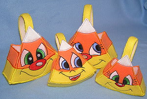 SD305 Candy Corn Bags Machine Embroidery Files