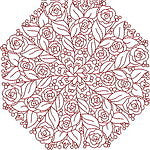 SD408 Botanical RW Quiltblocks Machine Embroidery Files