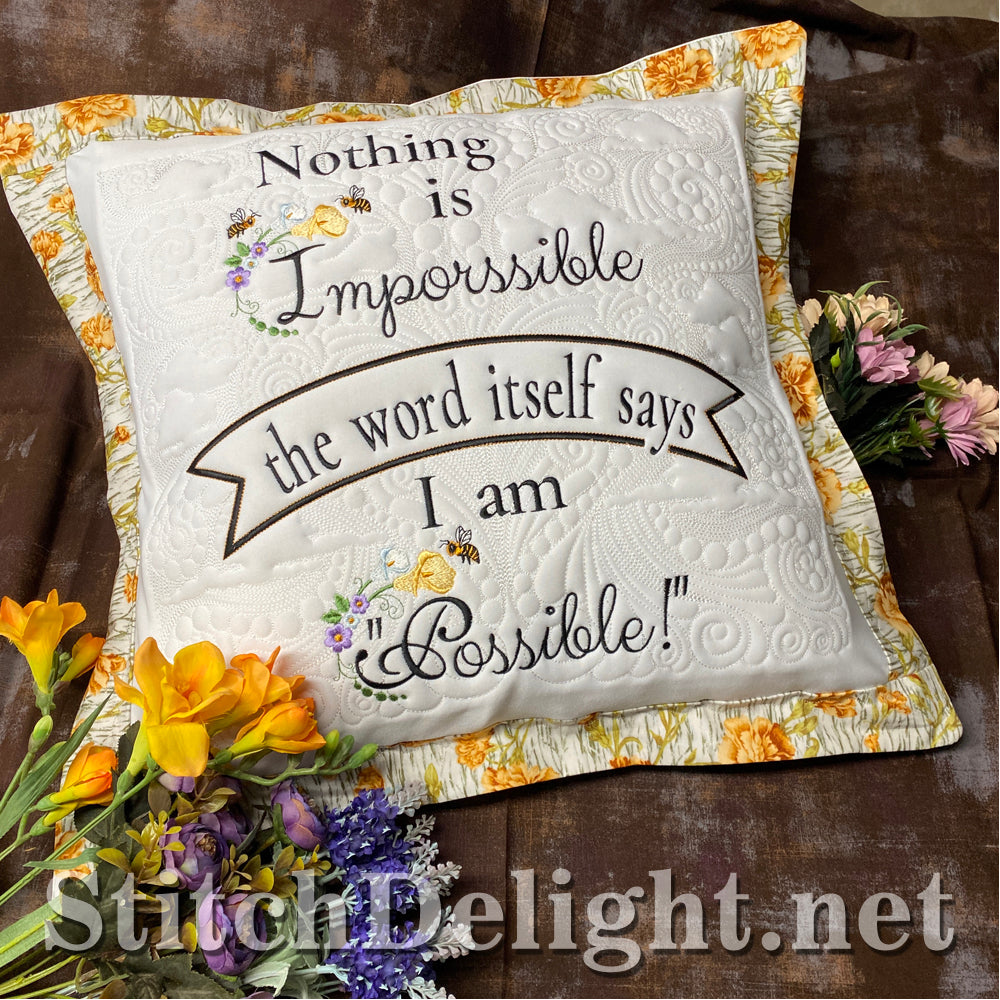 SD1533 Everything is Possible Quote