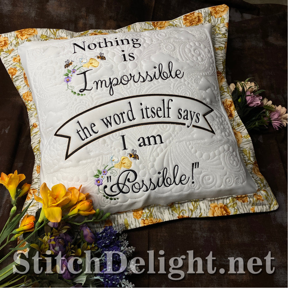 SD1533 Everything is Possible Quote