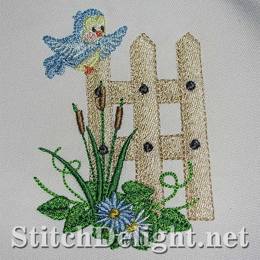 A little Birdy once told me … Gorgeous Single design done in the 4x4 hoop