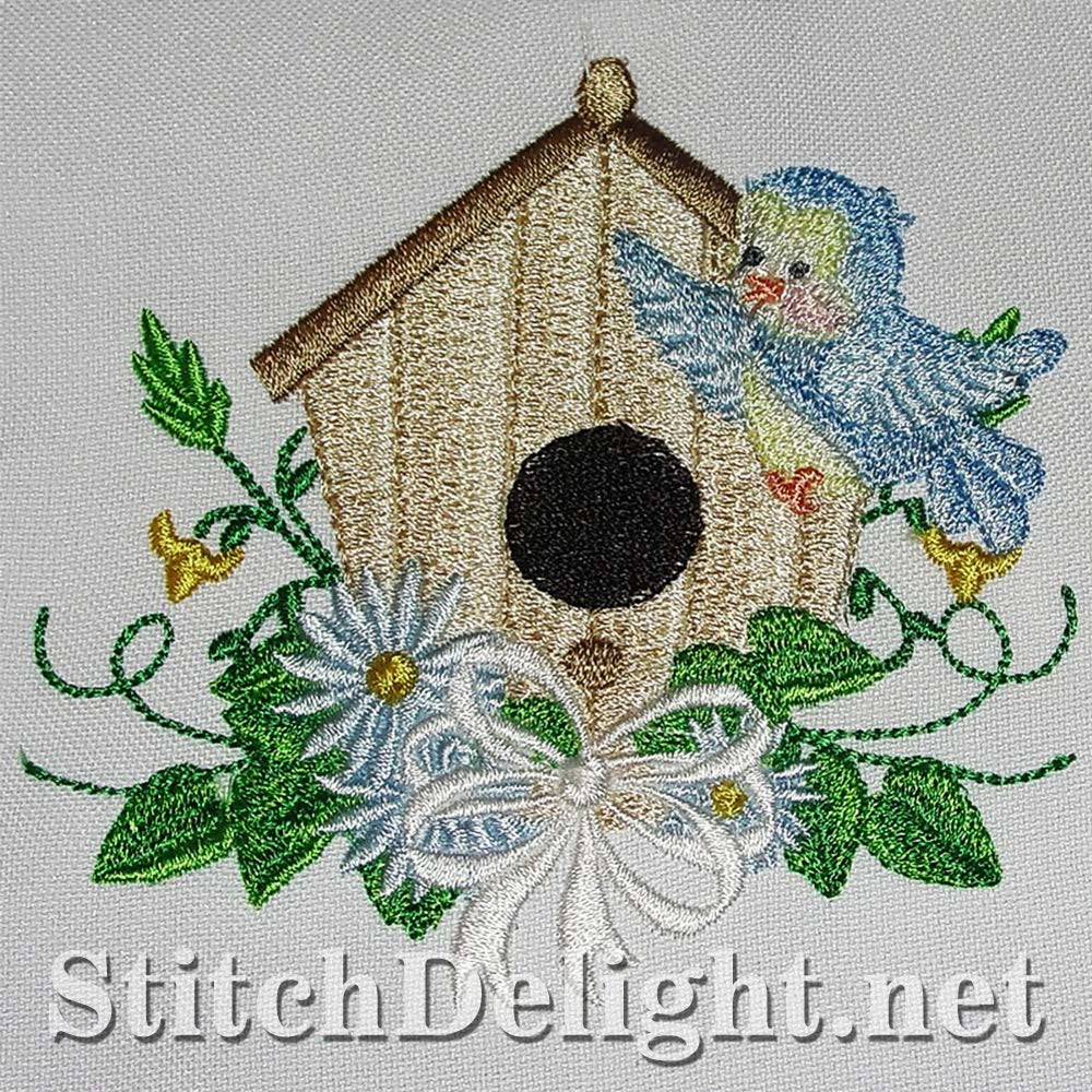 A little Birdy once told me … Gorgeous Single design done in the 4x4 hoop