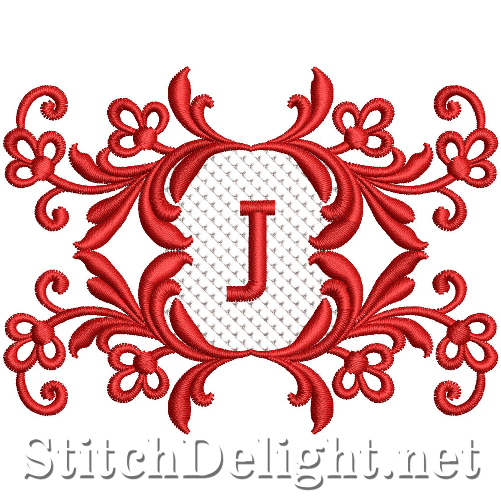 SDS5463 Lace Collectors Font J