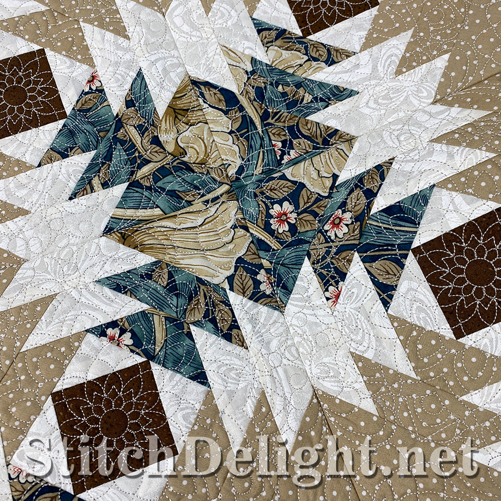 SDS5486 ITH Pineapple Quilt