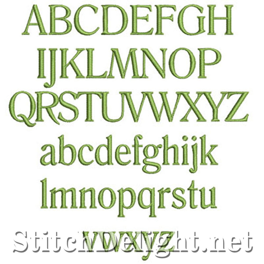 SDS1174 Romana-lettertype