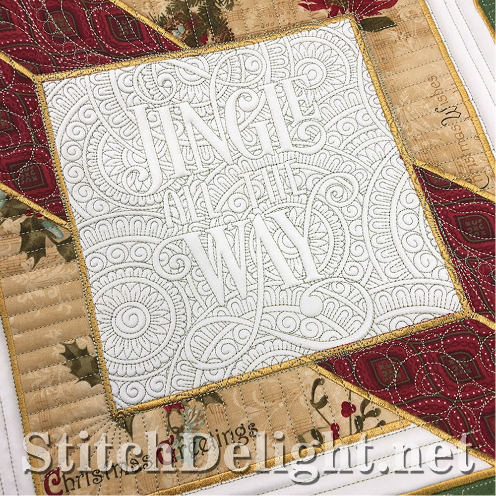 SD1298 Jingle all the way Quilt