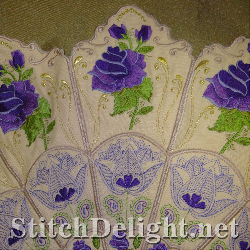 SD1122 Rose Round Table Cloth