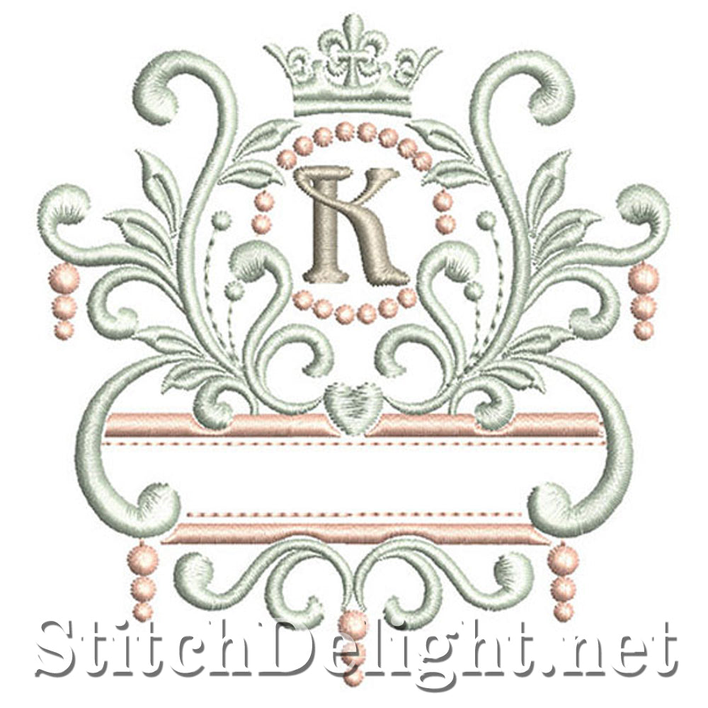SDS1193 Elegant Royal Font K