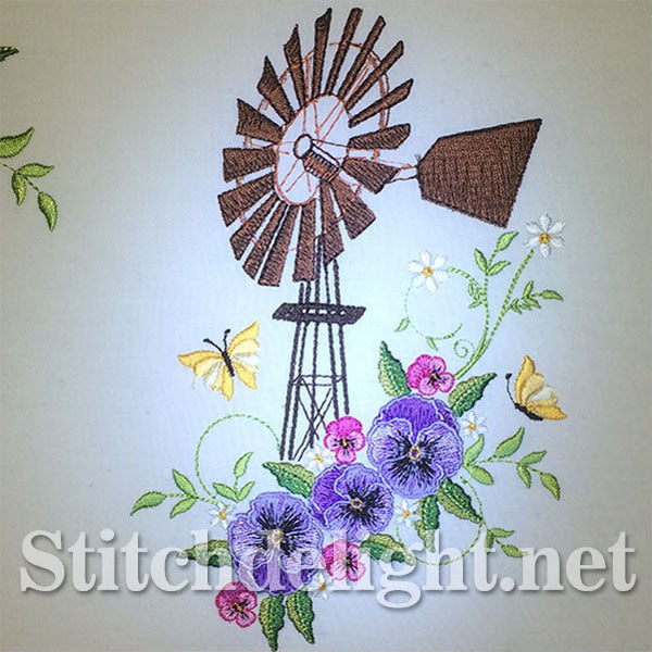 SDS0668 Pansy Windmill
