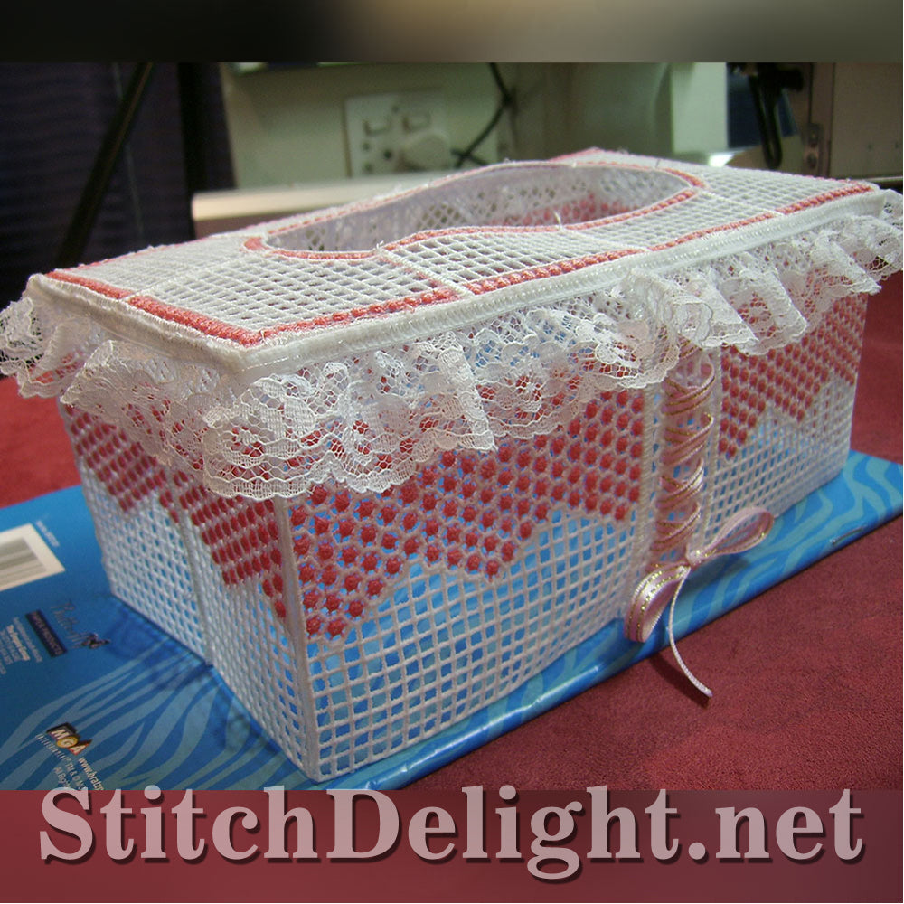 SD0502 Tissue Box In Lace