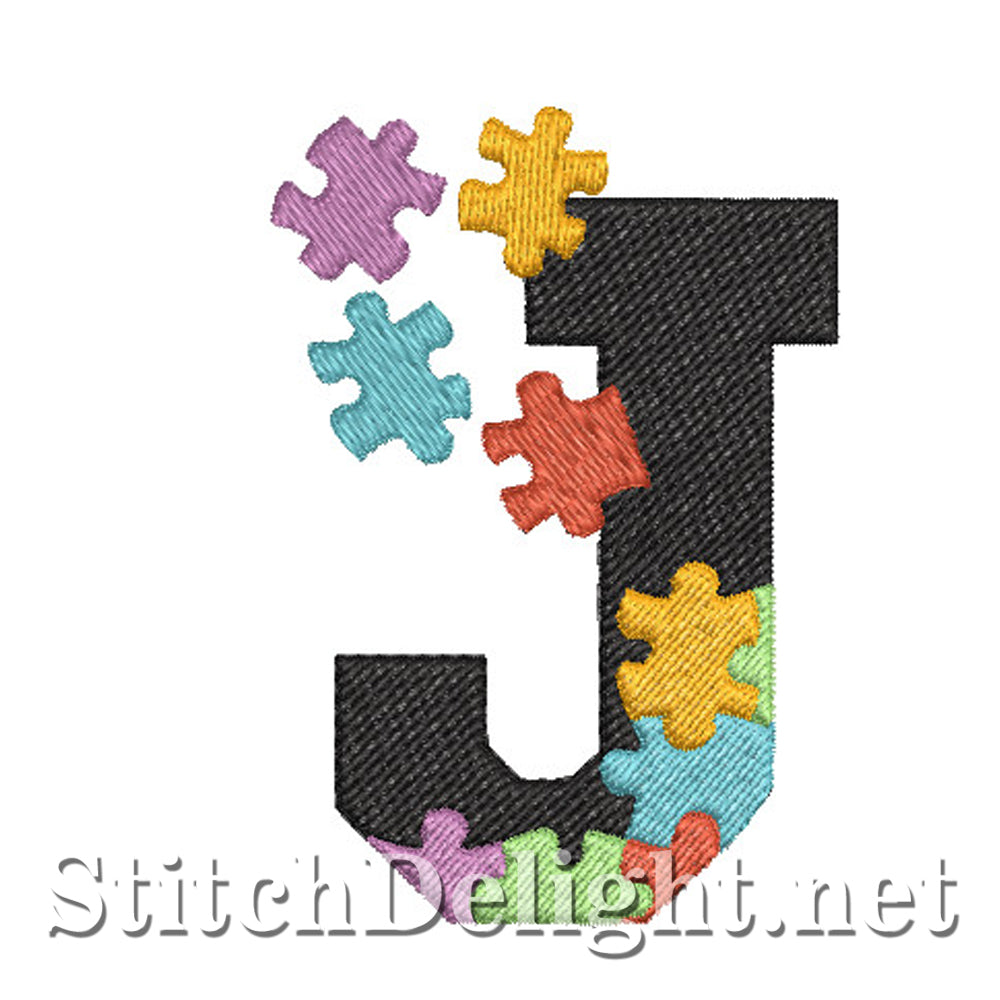 SDS1522 Puzzle Font J