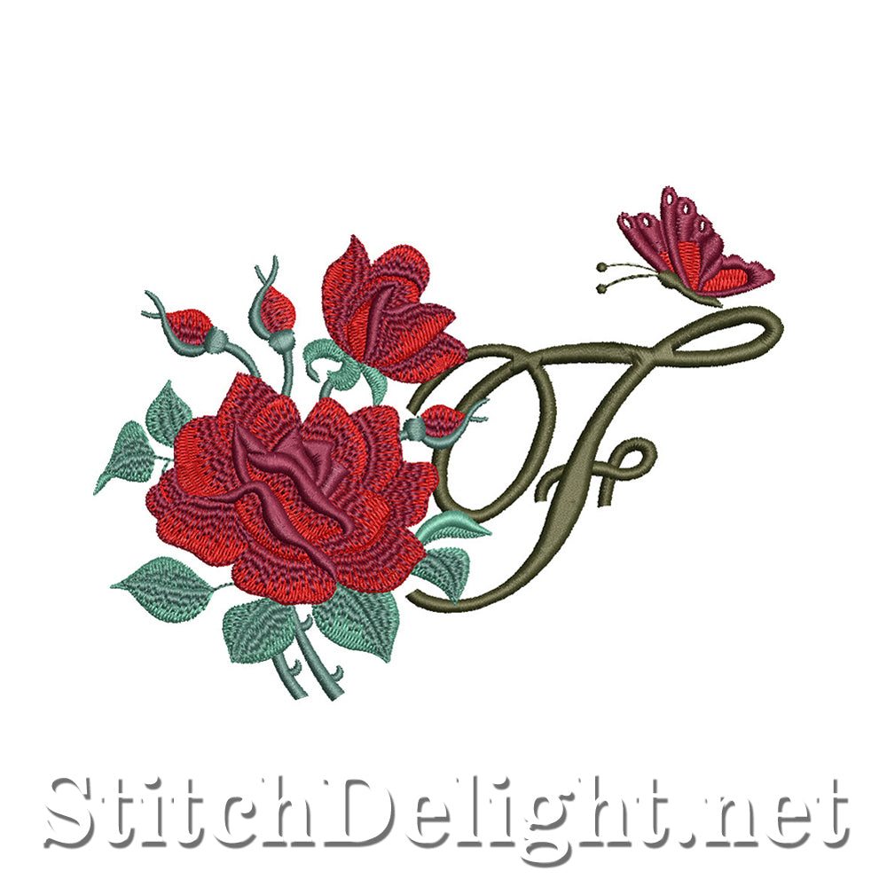 SDS1654 Beautiful Rose Font F