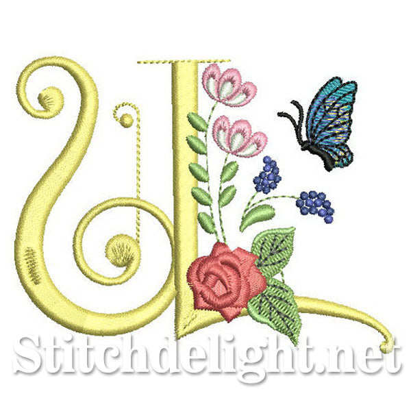 SDS0294 Deco Floral Font
