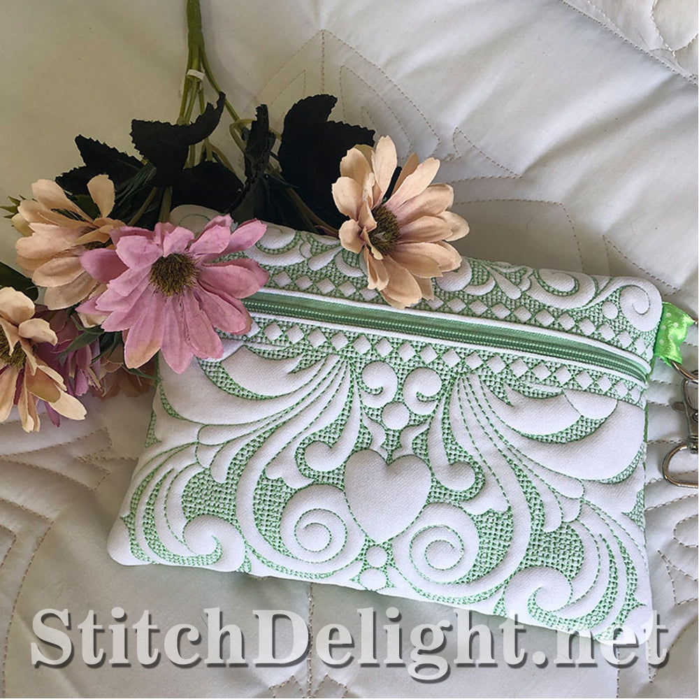 SDS1505 ITH Quilted Zipper Bags