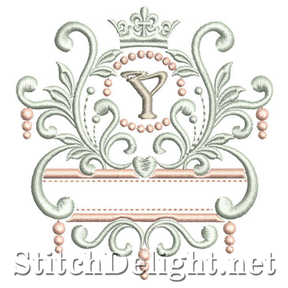 SDS1193 Elegant Royal Font Y