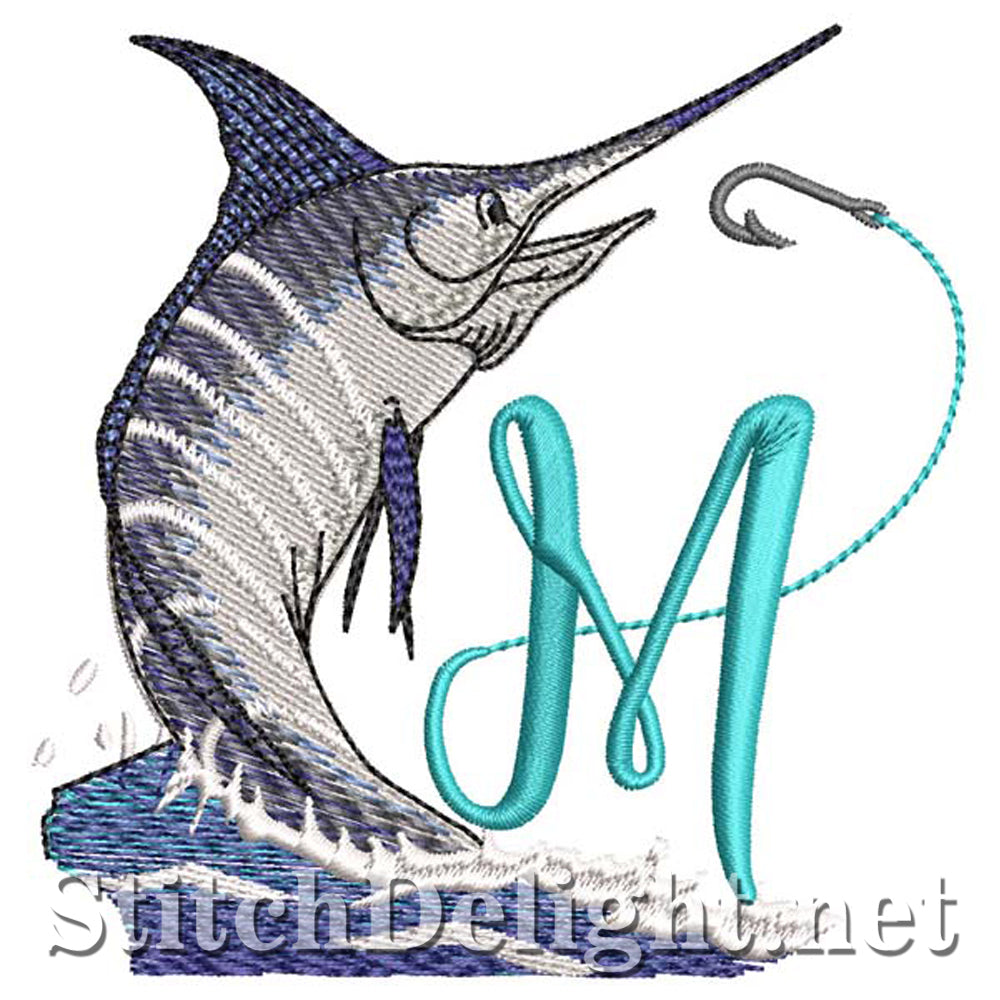sds1270 Fishing Font M