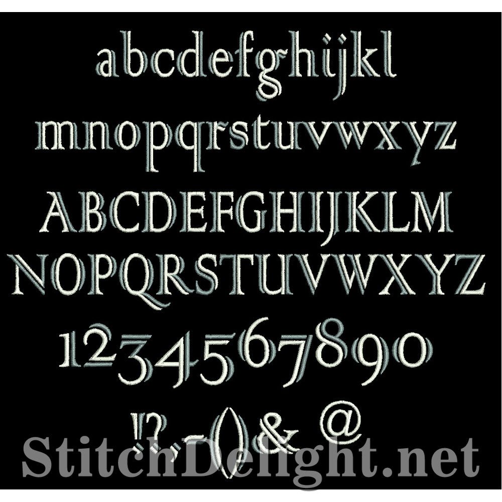 SDS1082 Kolonie-lettertype