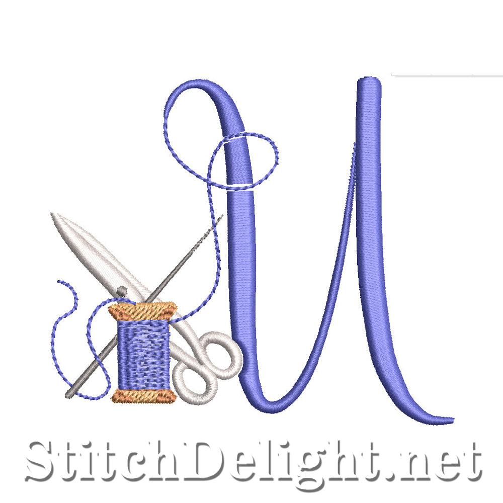 SDS1773 Stitch Delight Font U