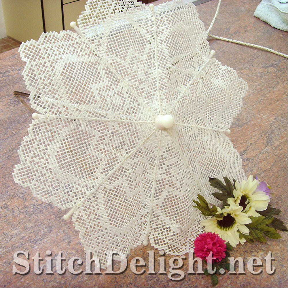 SD0509 Fillet Crochet Doily