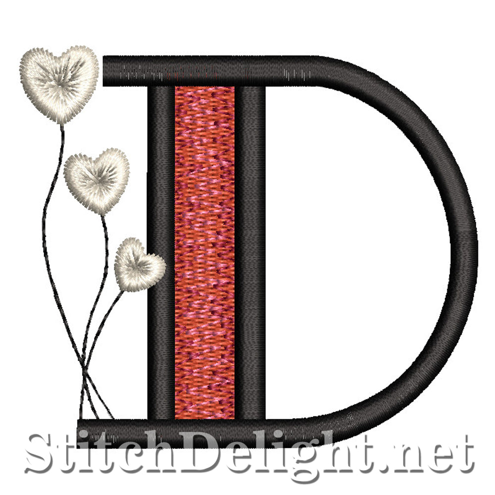 SDS1560 Loving Hearts Font D
