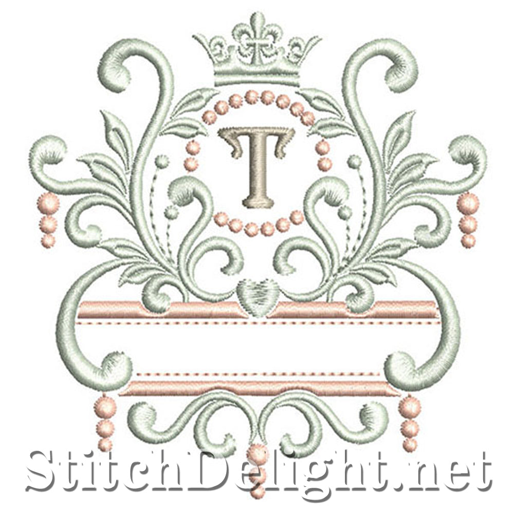 SDS1193 Elegant Royal Font T