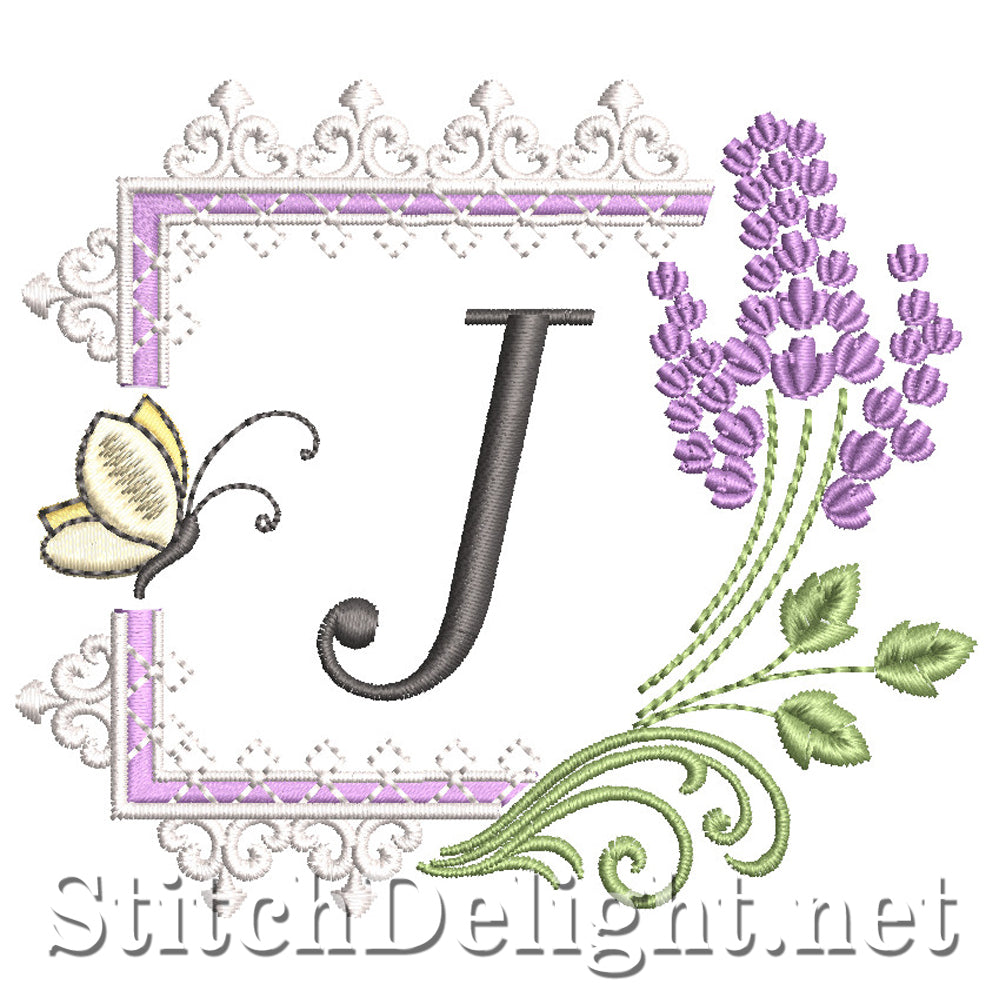 SDS1253 Lavender and Lace Font J