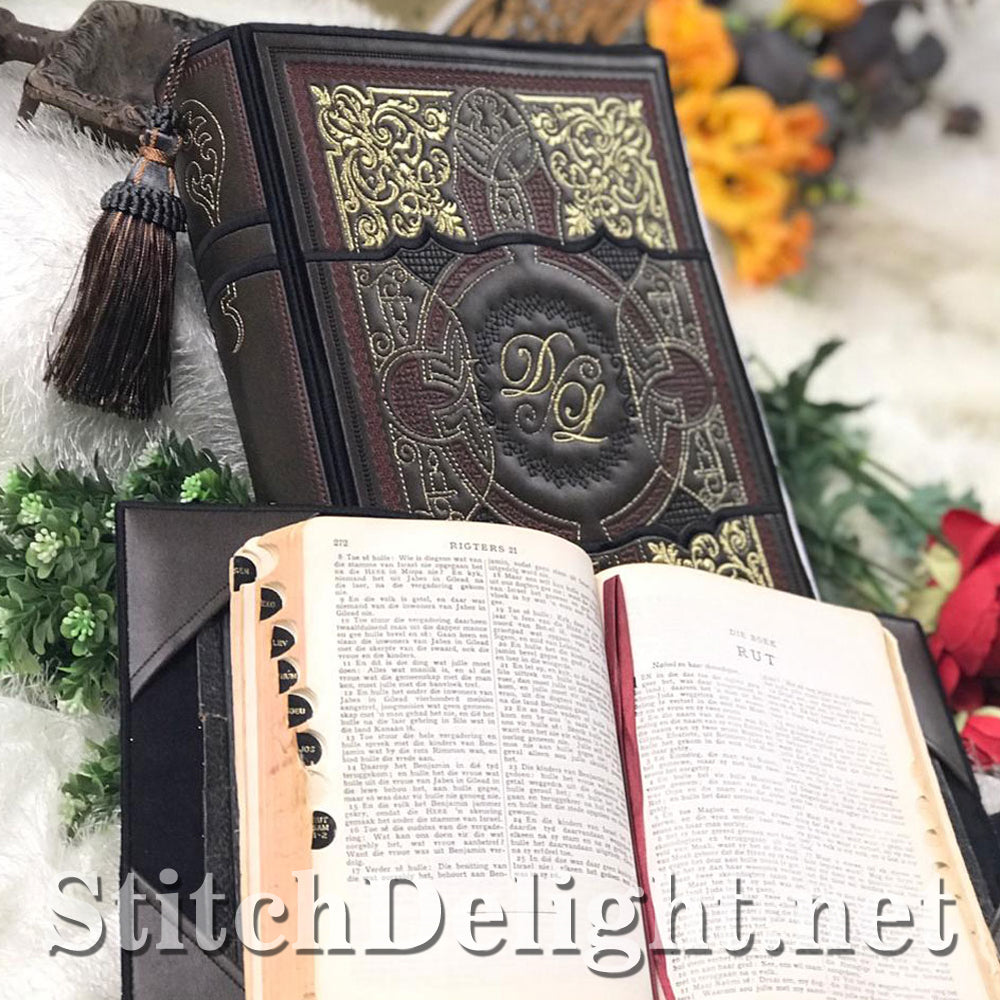 Photo of Leather bound vintage book cover