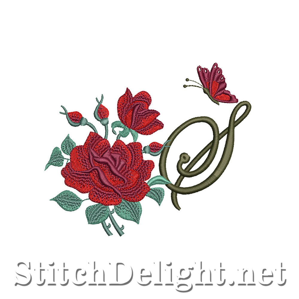 SDS1654 Beautiful Rose Font S