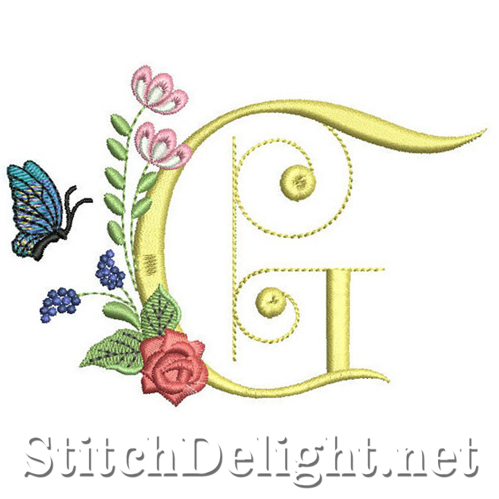 SDS0301 Deco Floral Lettertype G