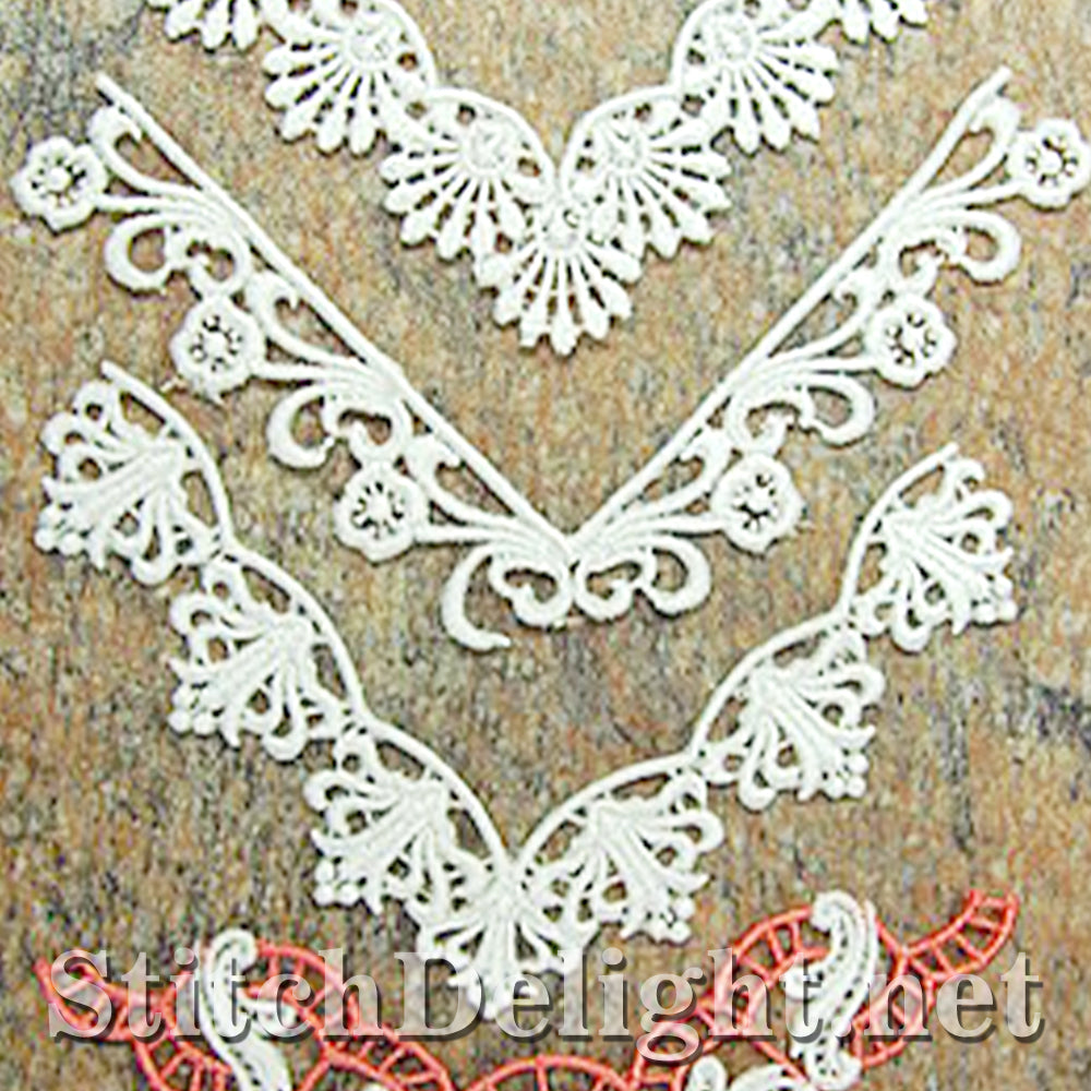 SD0578 Narrow Lace Corners