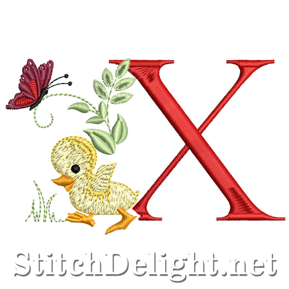 SDS1581 Little Duckie Font X