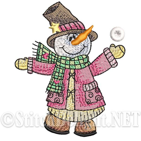 SD1374 Dancing Snowman 6