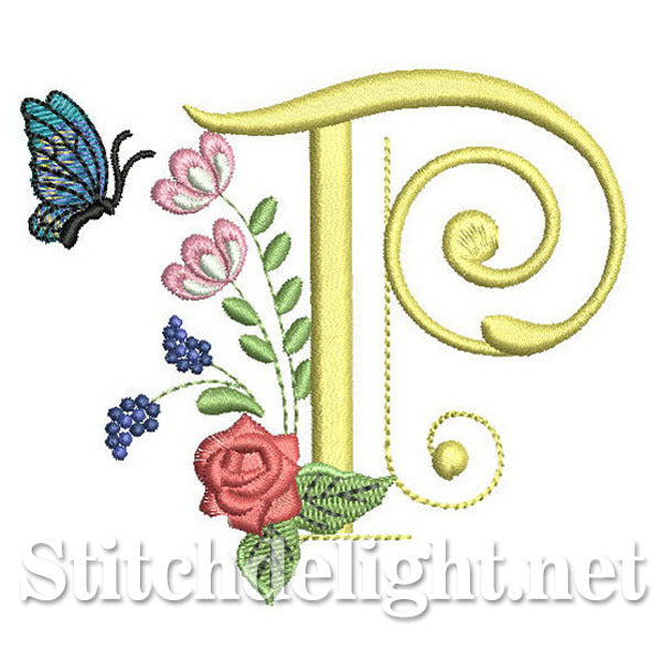 SDS0294 Deco Floral Lettertype