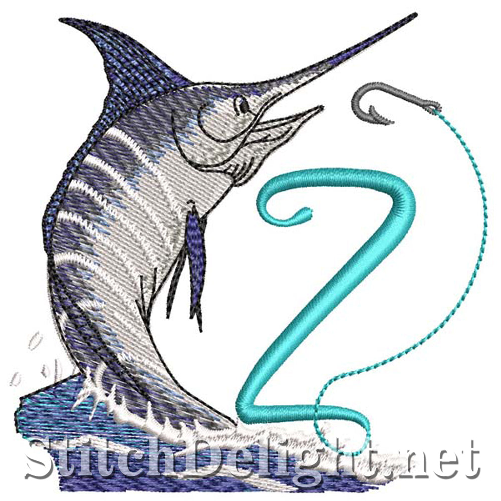 sds1270 Fishing Font Z