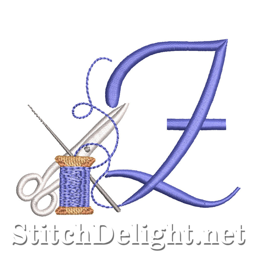 SDS1773 Stitch Delight Font Z