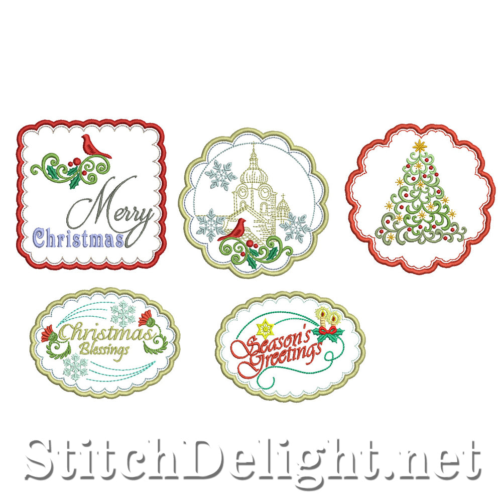 SDS1137 Christmas Coasters